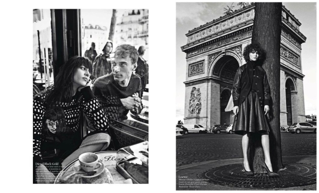 Paris, vive la france, mario sorrenti, emmanuelle alt, fashion, mauvert, rochii elegante, vogue paris