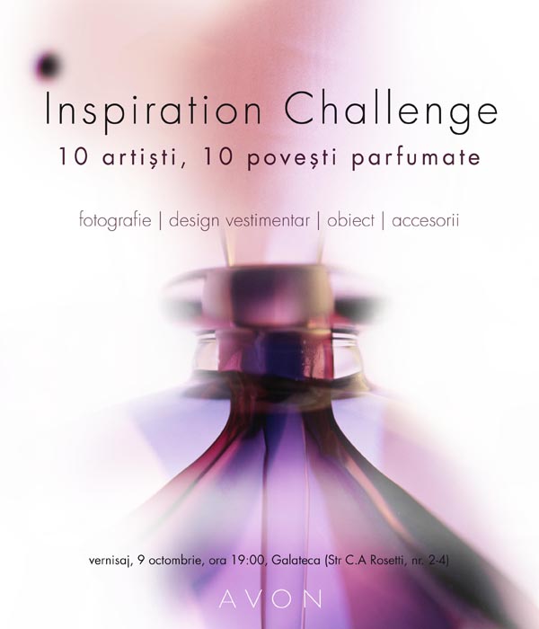 AVON Inspiration Challenge, avon, 10 designeri, artisti, creatori, expozitie, galateca, mauvert